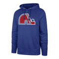 Quebec Nordiques NHL 47 Brand Men Royal Blue Imprint Headline Hoodie product image 1, provided for visual reference and