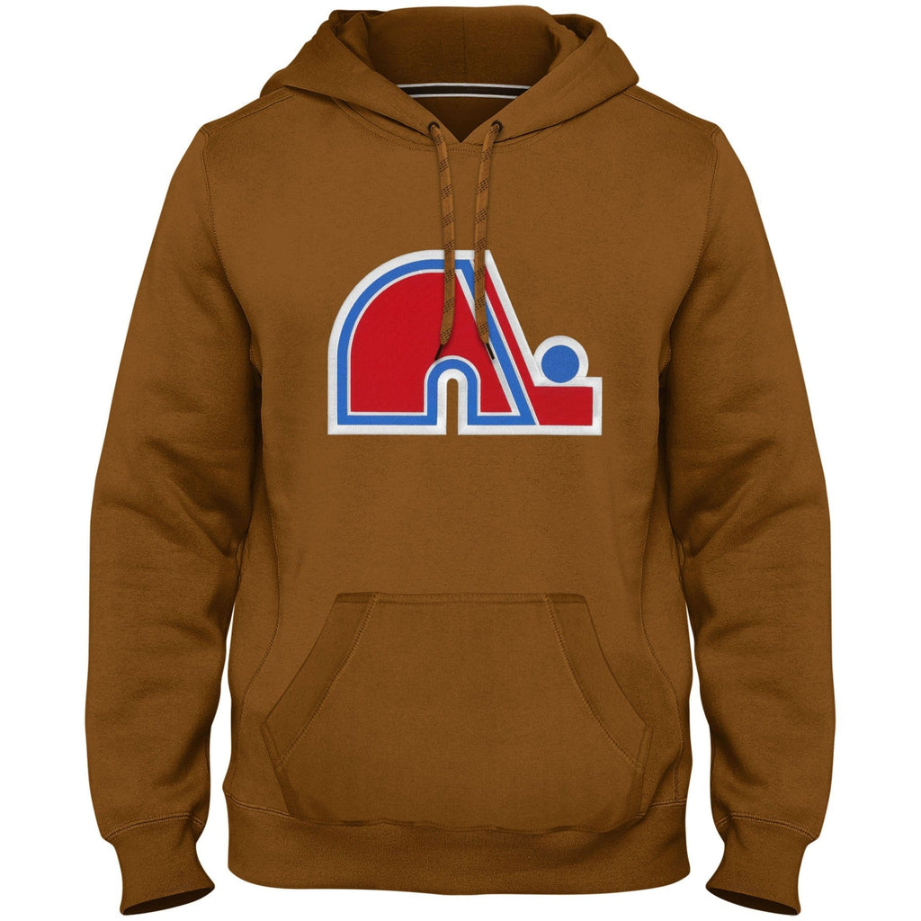 Quebec Nordiques NHL Bulletin Men Dune Express Twill Logo Hoodie product image 1, provided for visual reference and product