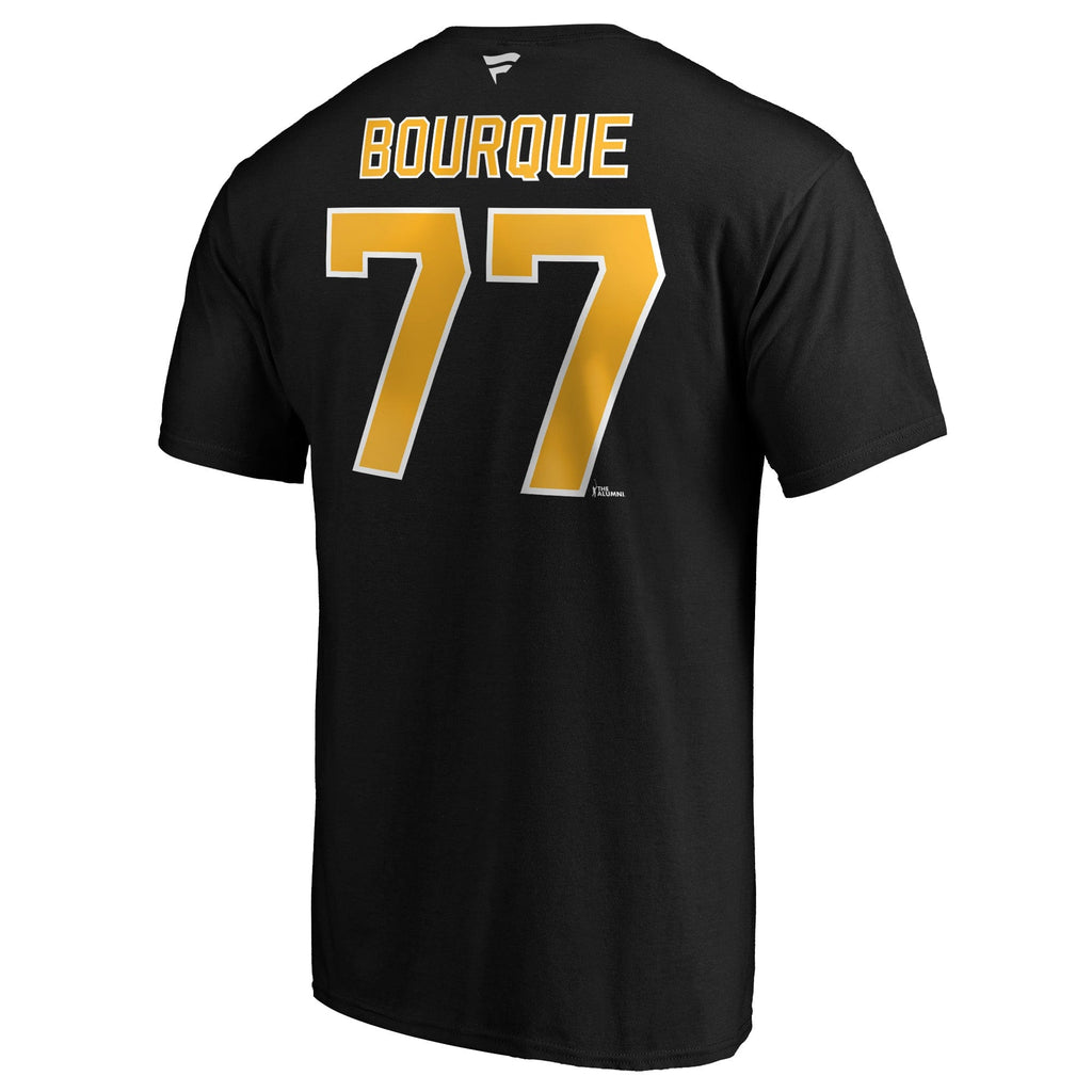 Ray Bourque Boston Bruins NHL Fanatics Branded Men Black Alumni Authentic T-Shirt product image 1, provided for visual