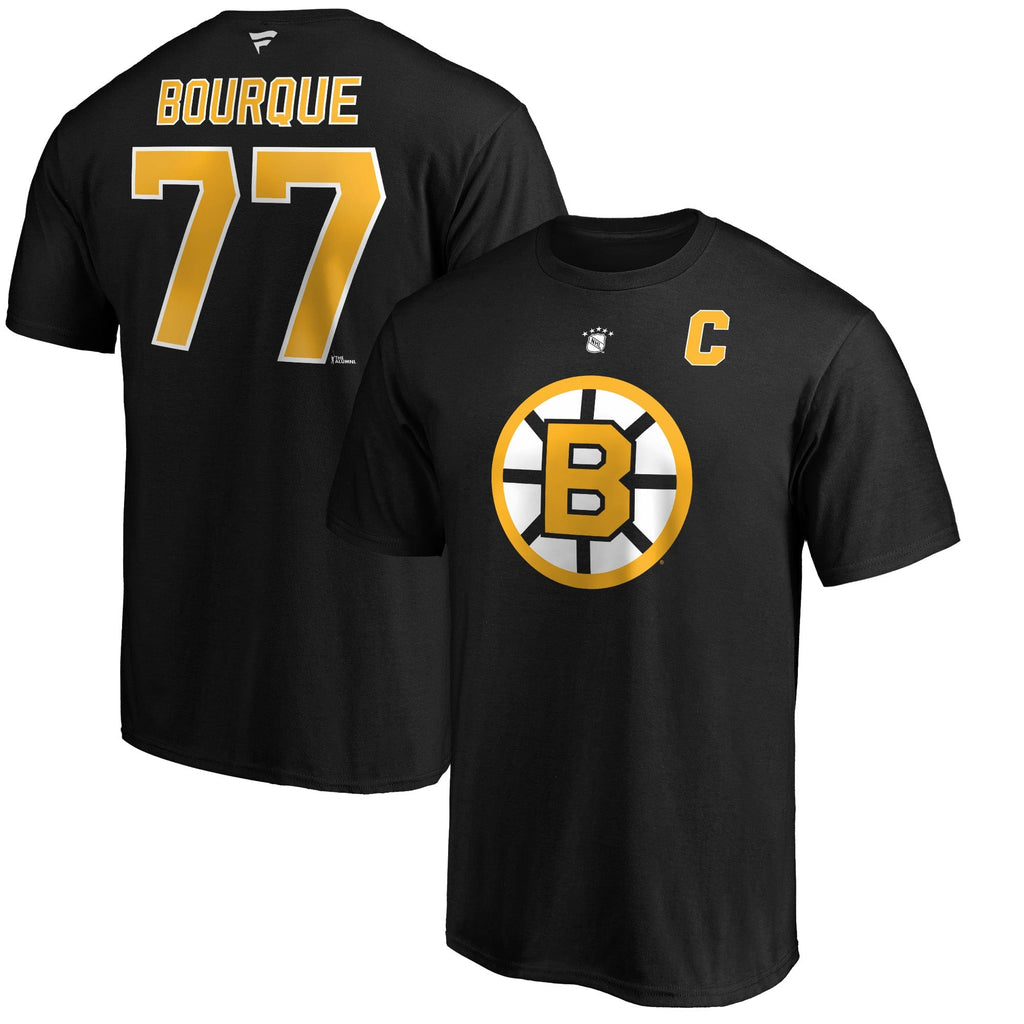 Ray Bourque Boston Bruins NHL Fanatics Branded Men Black Alumni Authentic T-Shirt product image 3, provided for visual