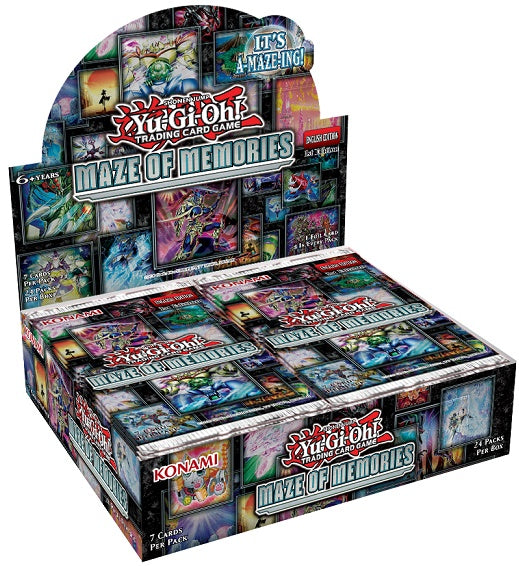 YU-GI-OH Trading Card Game Konami Maze of Memories Boosters product image 1, provided for visual reference and product