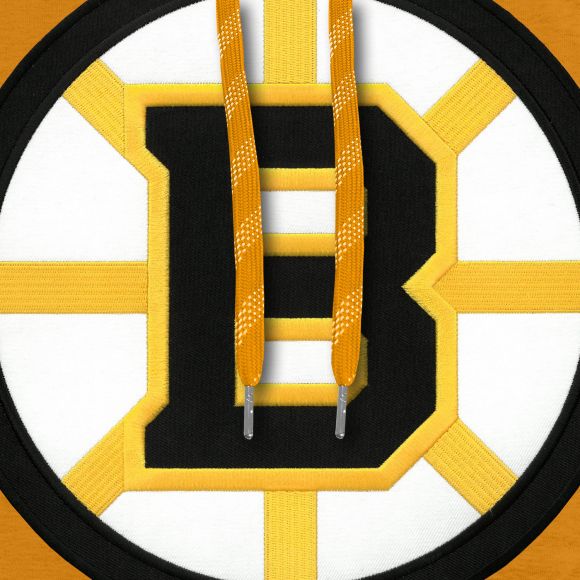 Boston Bruins NHL Bulletin Men Gold Express Twill Logo Hoodie product image 2, provided for visual reference and product