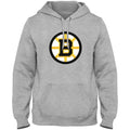 Boston Bruins NHL Bulletin Men Athletic Grey Express Twill Logo Hoodie product image 1, provided for visual reference and