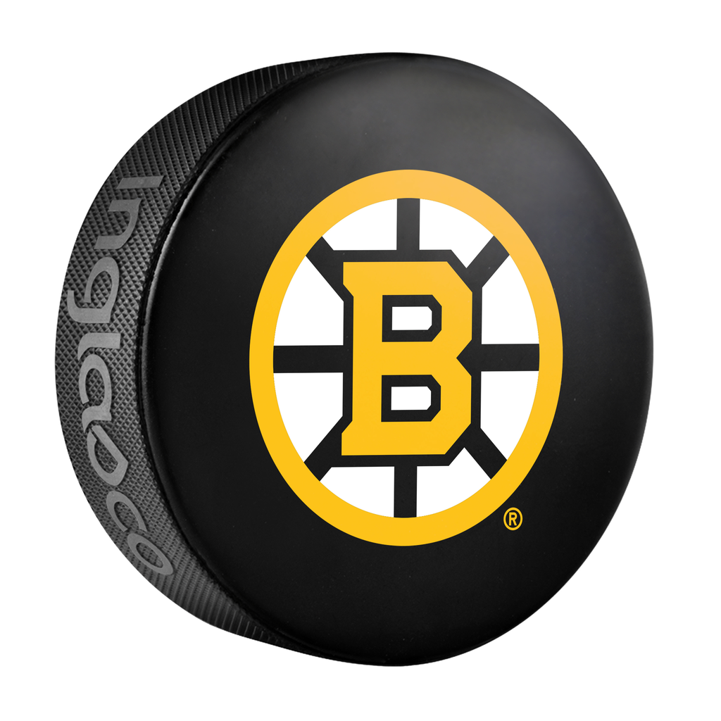 Boston Bruins NHL Inglasco Basic Souvenir Hockey Puck product image 1, provided for visual reference and product detail