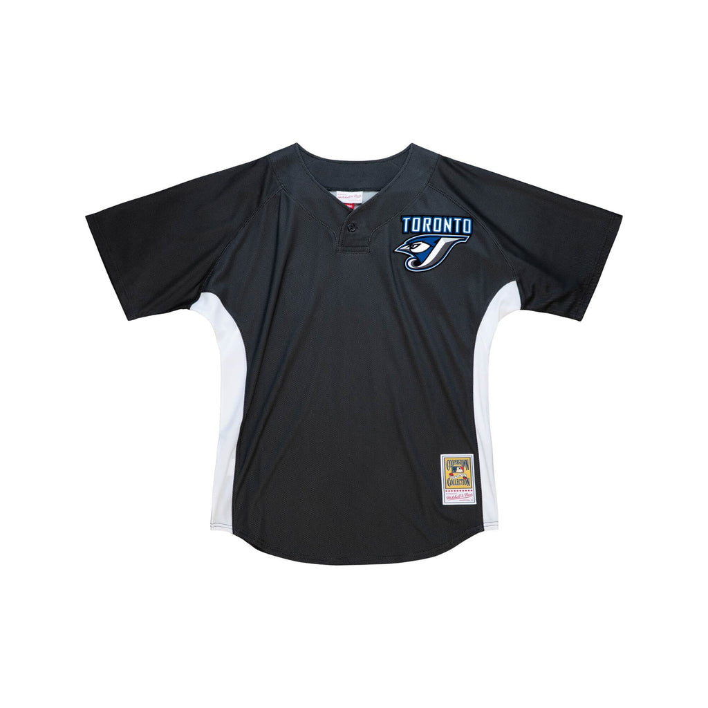 Roy Halladay Toronto Blue Jays MLB Mitchell & Ness Men Black 2008 Authentic BP Jersey product image 2, provided for visual