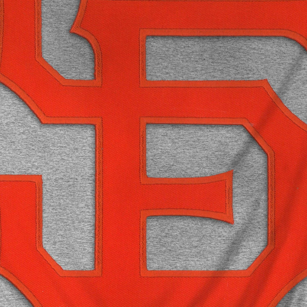 San Francisco Giants MLB Bulletin Men Athletic Grey Express Twill Logo Hoodie product image 3, provided for visual reference