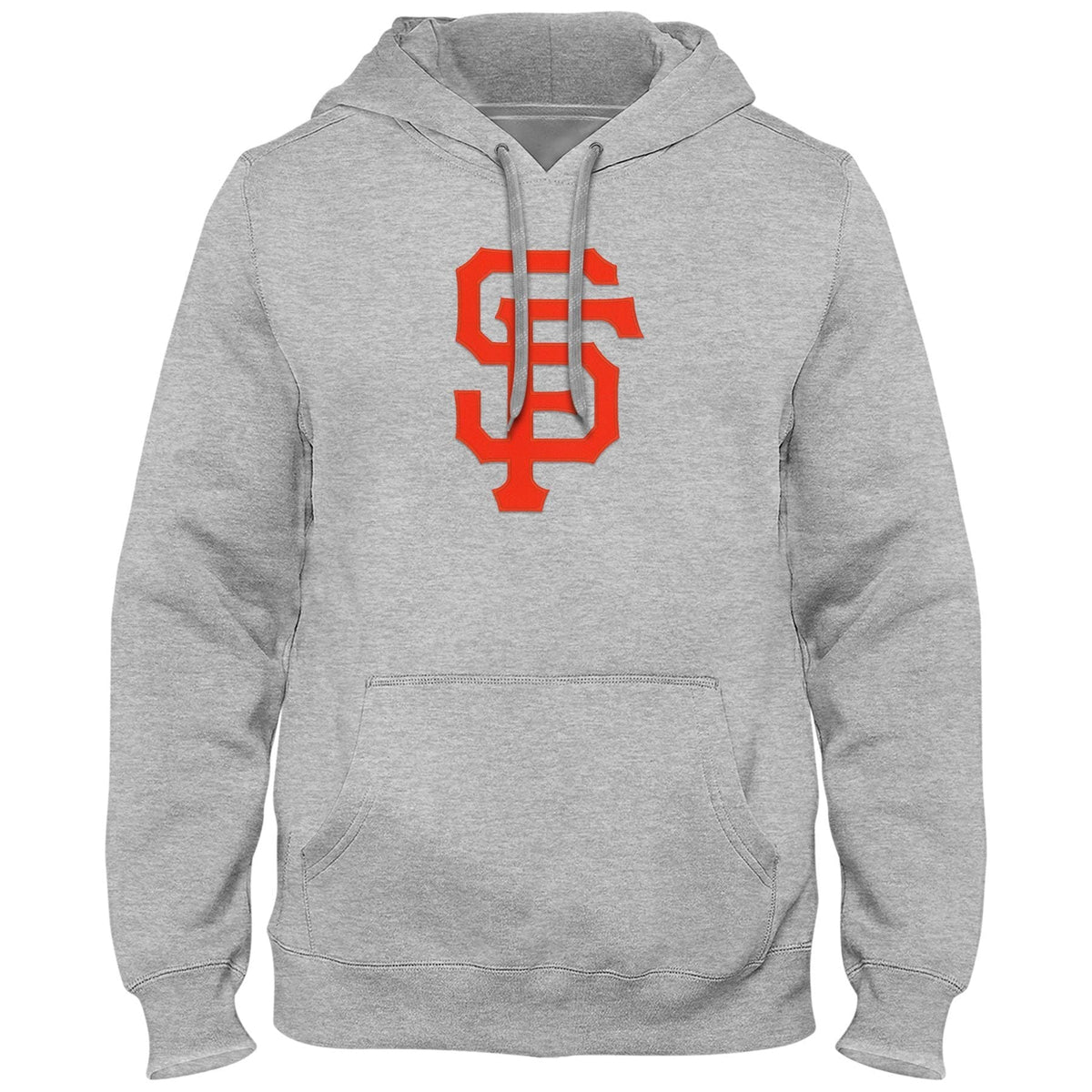 San Francisco Giants MLB Bulletin Men Athletic Grey Express Twill Logo Hoodie product image 1, provided for visual reference