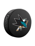 San Jose Sharks NHL Inglasco Basic Souvenir Hockey Puck product image 1, provided for visual reference and product detail