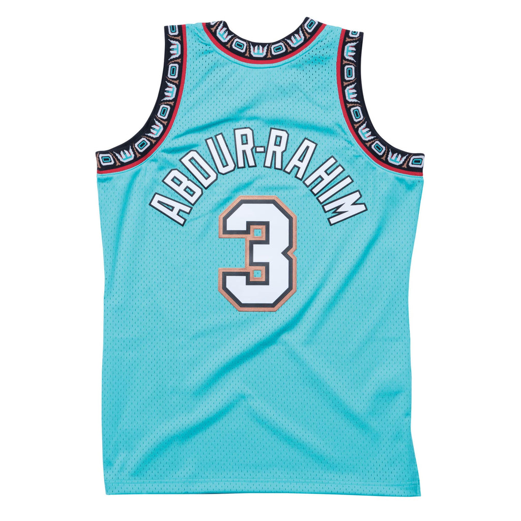 Shareef Abdur-Rahim Vancouver Grizzlies NBA Mitchell & Ness Men Turquoise 1996-97 Hardwood Classics Swingman Jersey product
