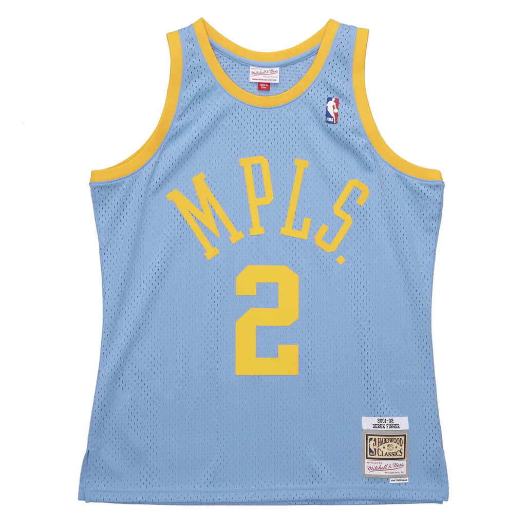 Los Angeles Lakers Derek Fisher Basketball Jersey product image 2, provided for visual reference and product detail review