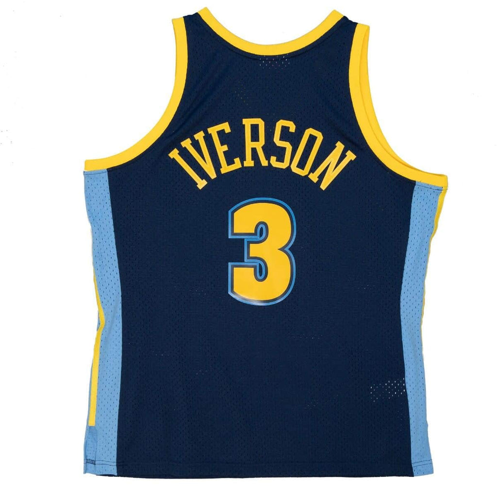 Allen Iverson Denver Nuggets NBA Mitchell & Ness Men Navy 2006-07 Alternate Hardwood Classics Swingman Jersey product image