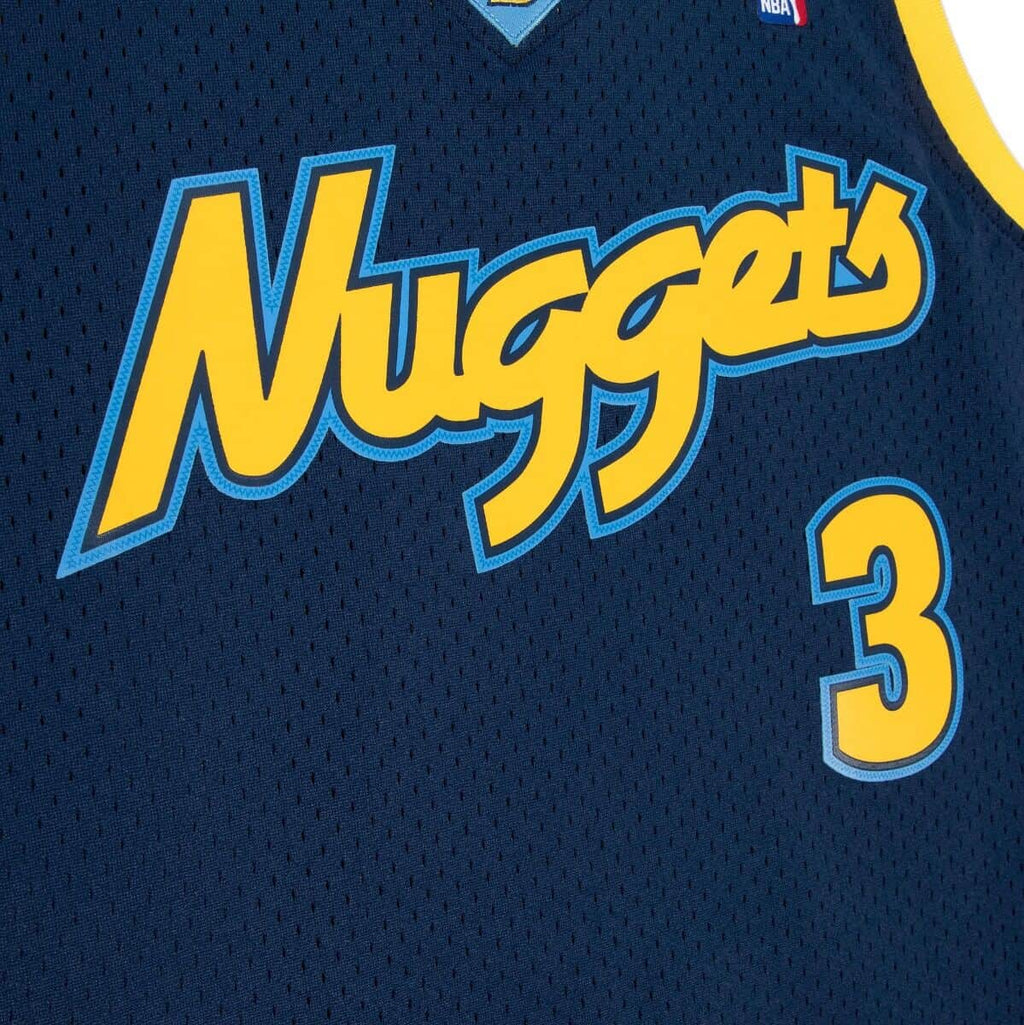 Allen Iverson Denver Nuggets NBA Mitchell & Ness Men Navy 2006-07 Alternate Hardwood Classics Swingman Jersey product image