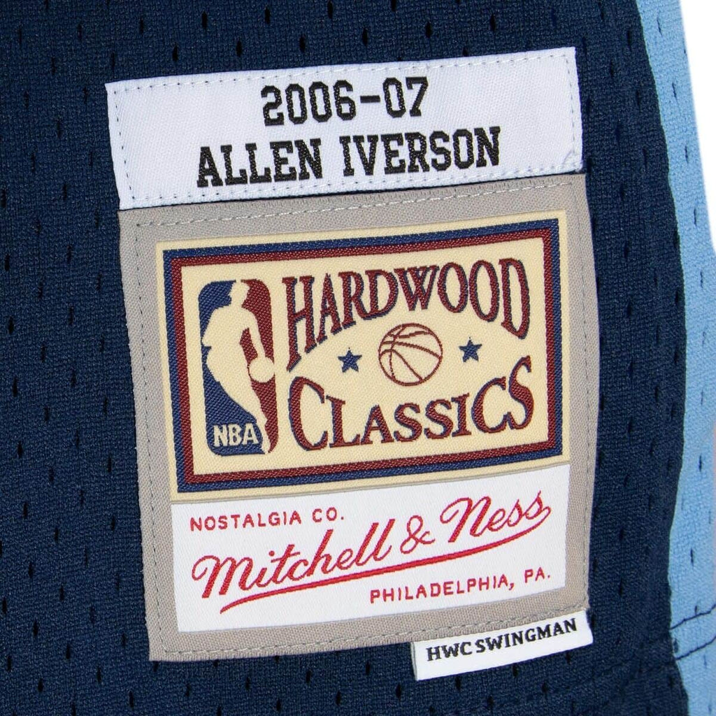 Allen Iverson Denver Nuggets NBA Mitchell & Ness Men Navy 2006-07 Alternate Hardwood Classics Swingman Jersey product image