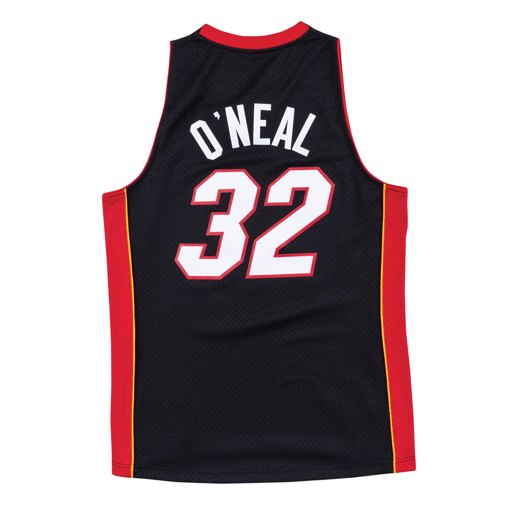 Shaquille O'Neal Miami Heat NBA Mitchell & Ness Men Black 2005-06 Hardwood Classics Swingman Jersey product image 1,