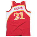 Dominique Wilkins Atlanta Hawks NBA Mitchell & Ness Men Red 1986-87 Hardwood Classics Swingman Jersey product image 1,
