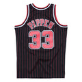 Scottie Pippen Chicago Bulls NBA Mitchell & Ness Men Black 1995-96 Alternate Hardwood Classics Swingman Jersey product image