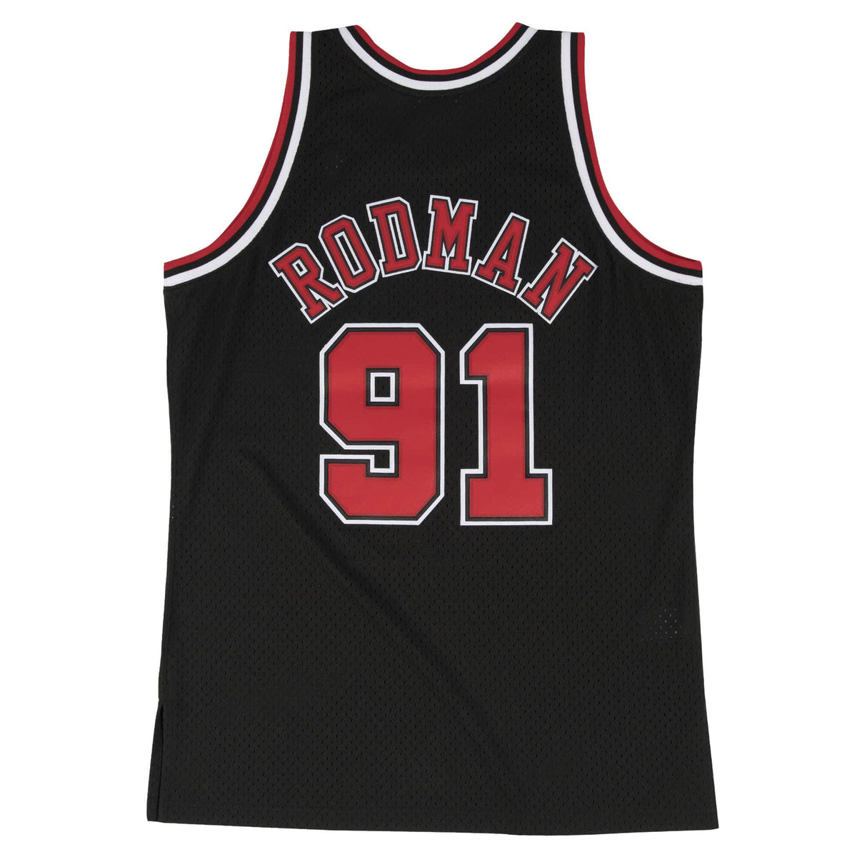 Dennis Rodman Chicago Bulls NBA Mitchell & Ness Men Black 1997-98 Hardwood Classics Swingman Jersey product image 2,