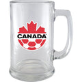 Canada Soccer TSV 15oz Glass Sport Mug product image 1, provided for visual reference and product detail review