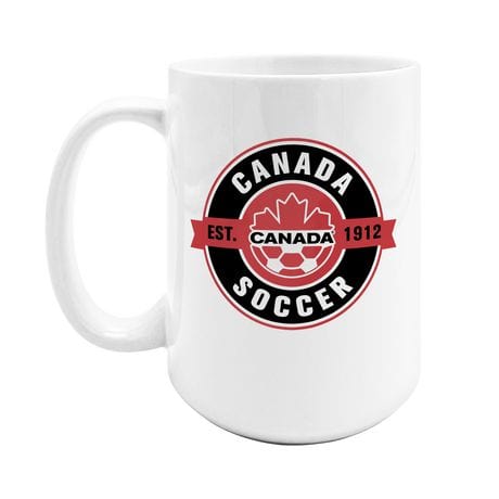 Canada Soccer TSV 15oz Sublimated Ceramic Mug product image 2, provided for visual reference and product detail review
