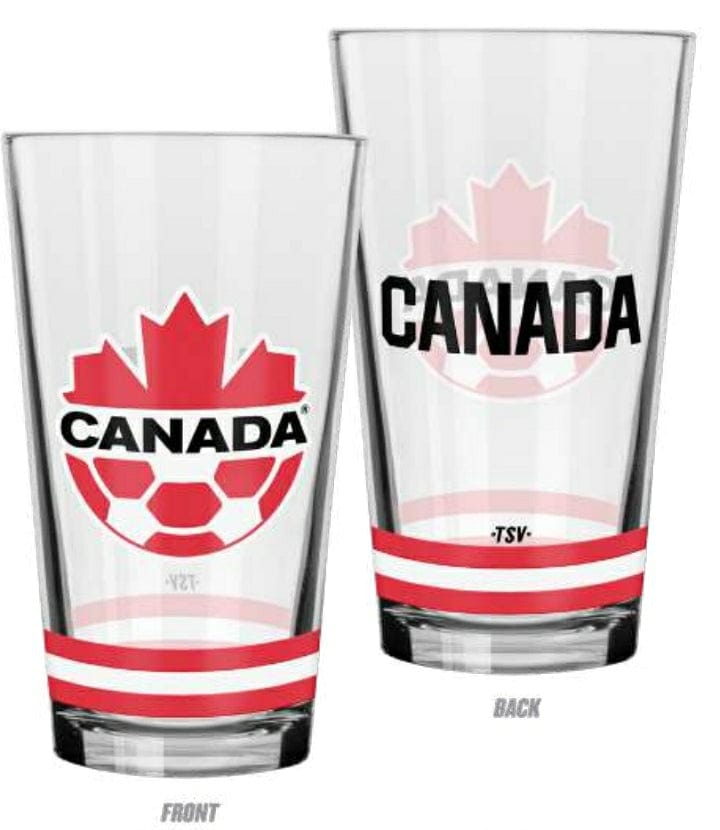 Canada Soccer TSV 16oz Mixing Glass product image 1, provided for visual reference and product detail review