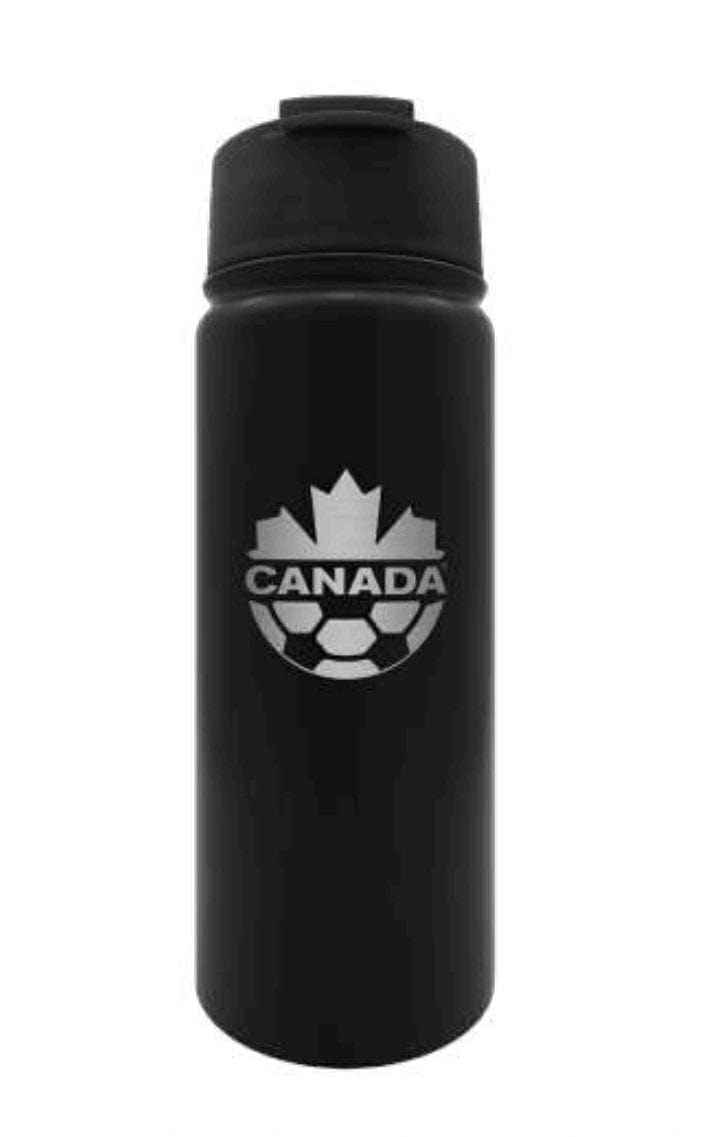 Canada Soccer TSV 18oz Executive Water Bottle product image 1, provided for visual reference and product detail review