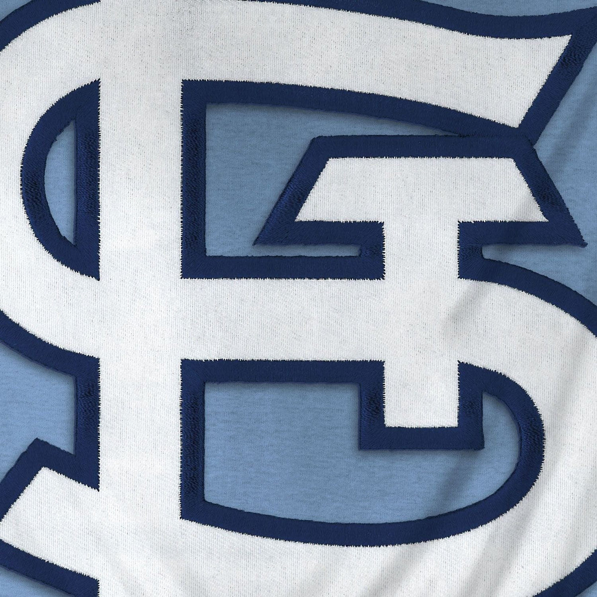 St. Louis Cardinals MLB Bulletin Men Light Blue Express Twill Logo Hoodie product image 3, provided for visual reference and