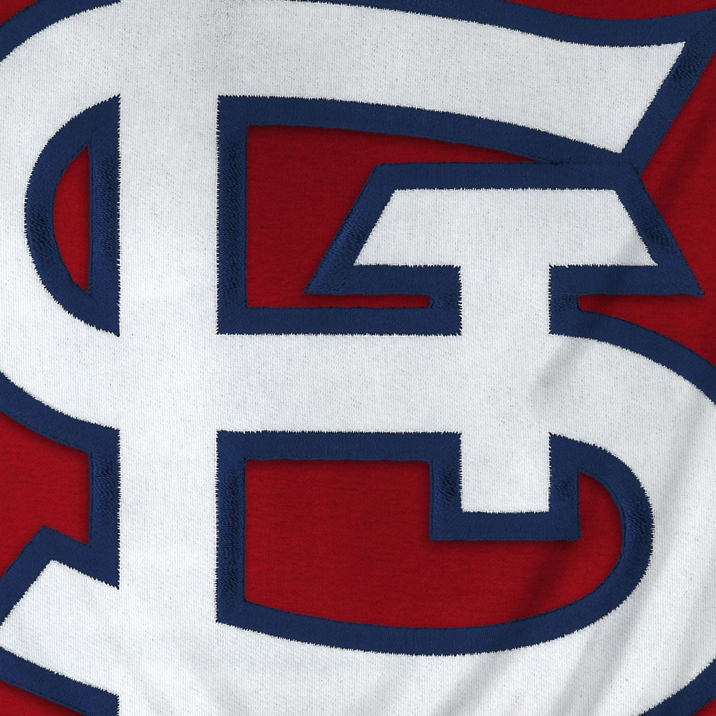 St. Louis Cardinals MLB Bulletin Men Red Express Twill Logo Hoodie product image 3, provided for visual reference and
