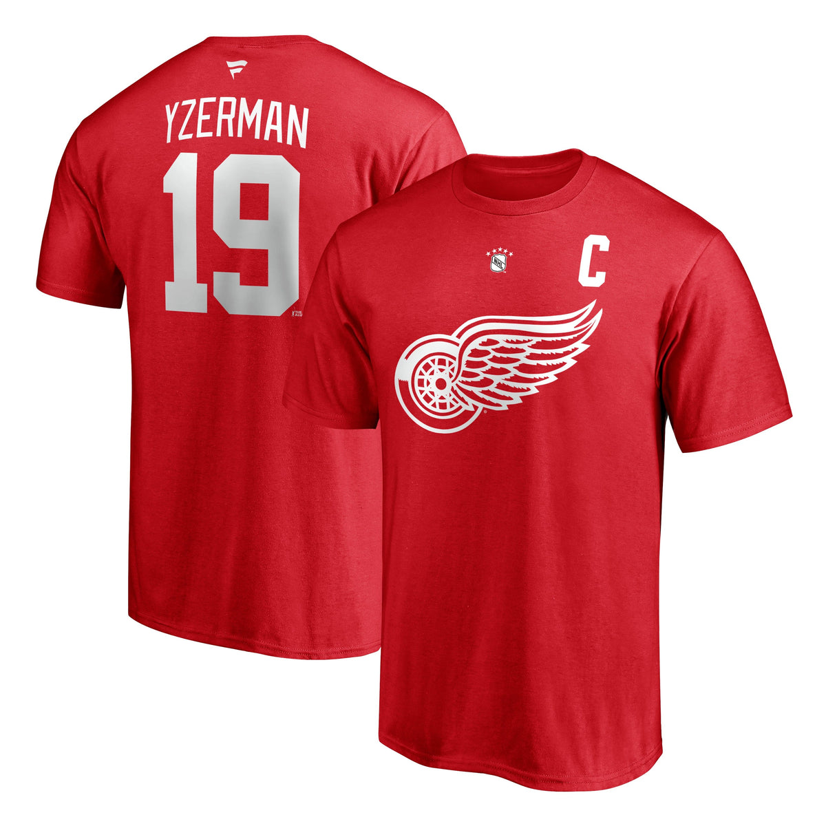Steve Yzerman Detroit Red Wings NHL Fanatics Branded Men Red Alumni Authentic T-Shirt product image 3, provided for visual
