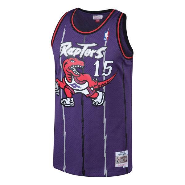 Vince Carter Toronto Raptors Mitchell & Ness 1998-99 Hardwood Classics Swingman Jersey - Purple for Men product image 2,