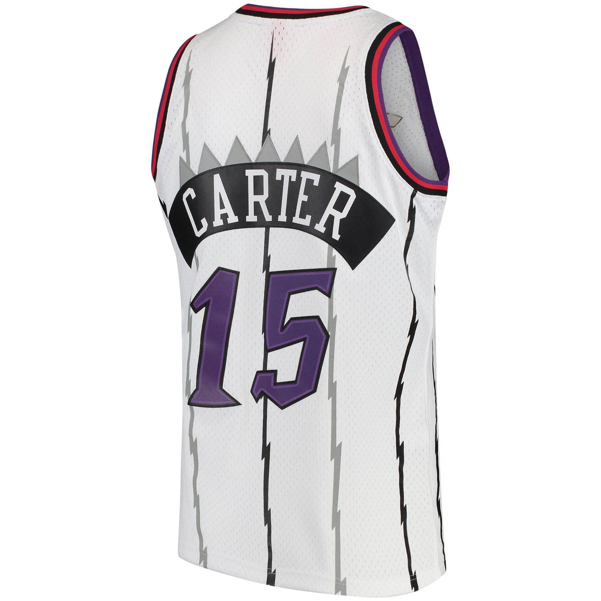 Mitchell & Ness Vince Carter Toronto Raptors White 1997-98 Hardwood Classics Swingman Jersey for Men product image 3,