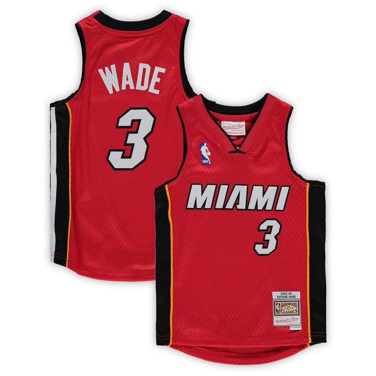 Dwyane Wade Miami Heat Mitchell & Ness Preschool 2005-06 Hardwood Classics Player Jersey - Red product image 1, provided for
