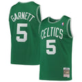 Boston Celtics Kevin Garnett Kelly Green 2007-08 Hardwood Classics Swingman Jersey product image 1, provided for visual