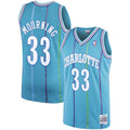 Men’s Alonzo Mourning Charlotte Hornets 1992-93 Swingman Replica Jersey By Mitchell & Ness product image 1, provided for