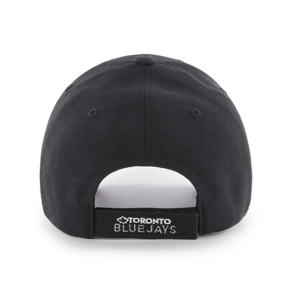Toronto Blue Jays MLB 47 Brand Men Black MVP Adjustable Hat product image 2, provided for visual reference and product