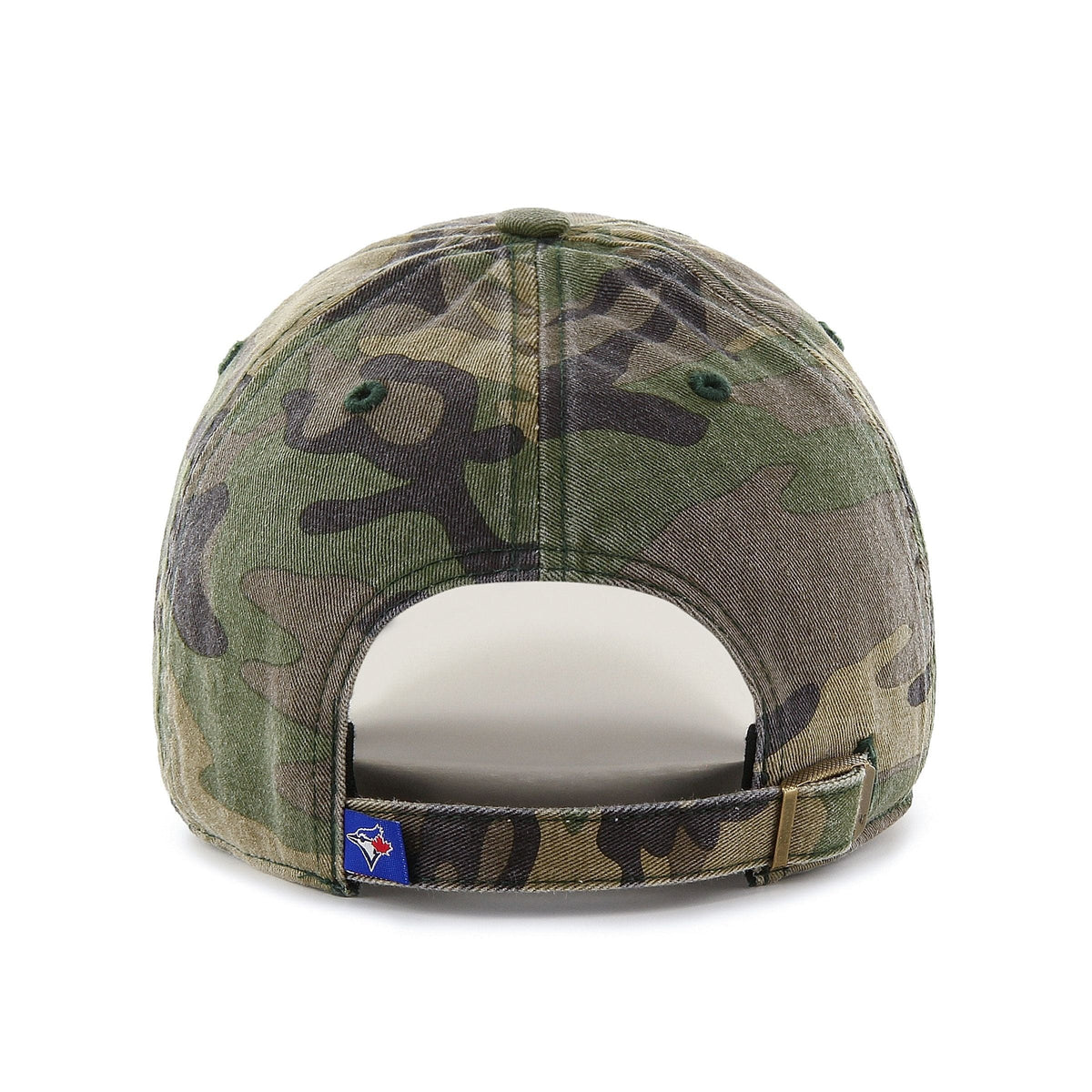 Toronto Blue Jays MLB 47 Brand Men Camo Clean Up Adjustable Hat product image 2, provided for visual reference and product