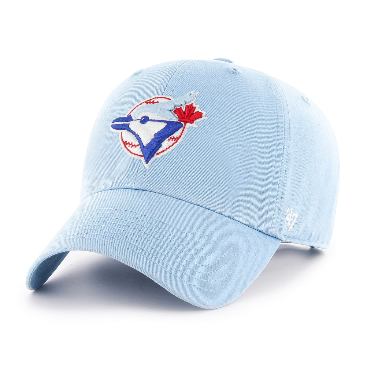Toronto Blue Jays MLB 47 Brand Men Light Blue Cooperstown Clean Up Adjustable Hat product image 1, provided for visual