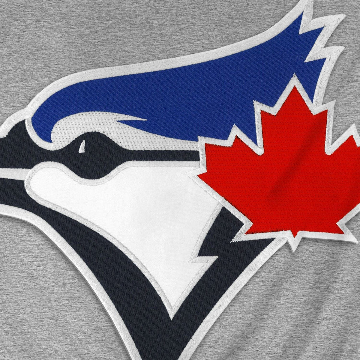 Toronto Blue Jays MLB Bulletin Men Athletic Grey Express Twill Birdhead Logo Hoodie product image 3, provided for visual