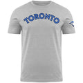 Toronto Blue Jays MLB Bulletin Men Athletic Grey On the Road T-Shirt product image 1, provided for visual reference and