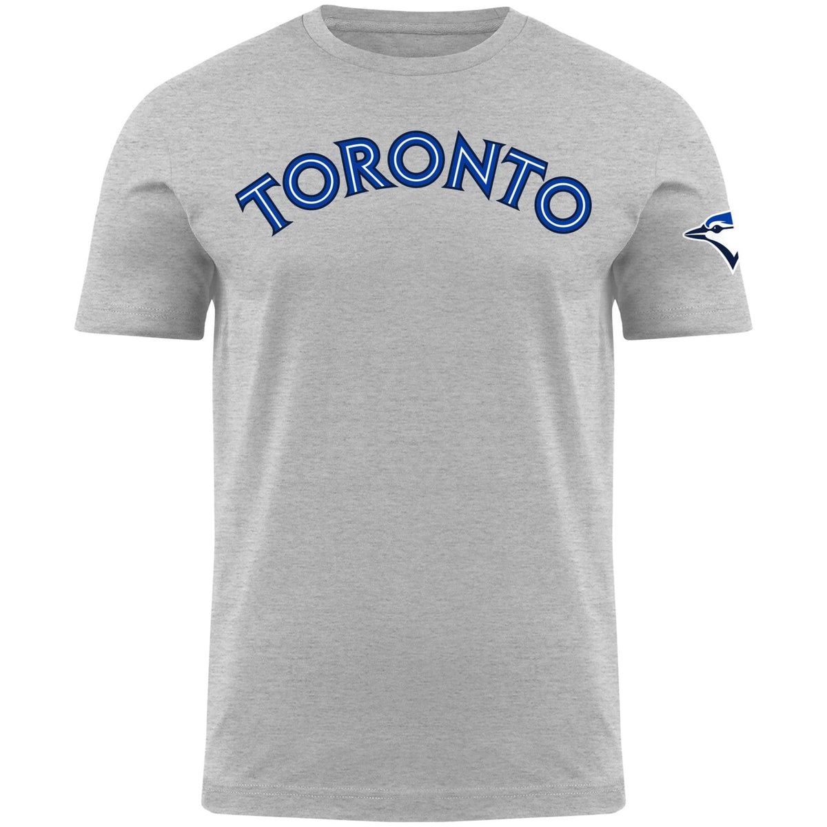 Toronto Blue Jays MLB Bulletin Men Athletic Grey On the Road T-Shirt product image 1, provided for visual reference and