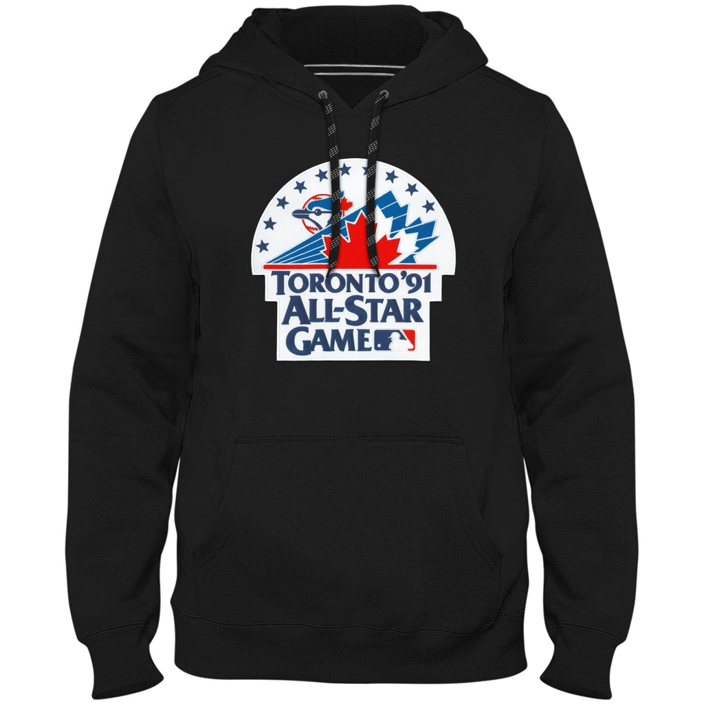 Toronto Blue Jays MLB Bulletin Men Black 1991 All Star Game Express Twill Logo Hoodie product image 1, provided for visual