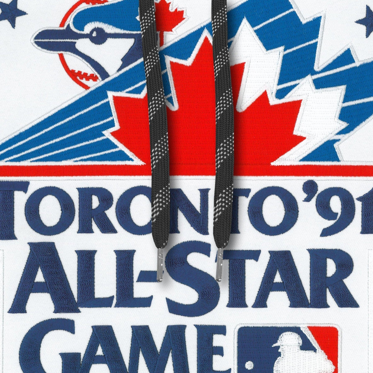 Toronto Blue Jays MLB Bulletin Men Black 1991 All Star Game Express Twill Logo Hoodie product image 2, provided for visual