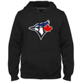 Toronto Blue Jays MLB Bulletin Men Black Express Twill Birdhead Logo Hoodie product image 1, provided for visual reference