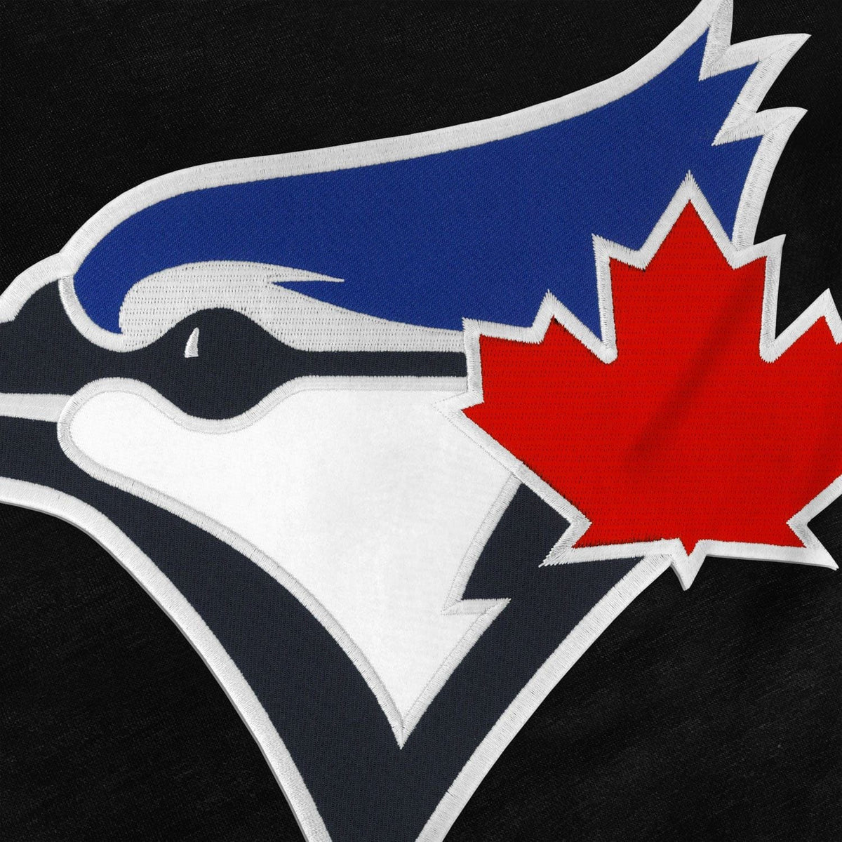 Toronto Blue Jays MLB Bulletin Men Black Express Twill Birdhead Logo Hoodie product image 3, provided for visual reference