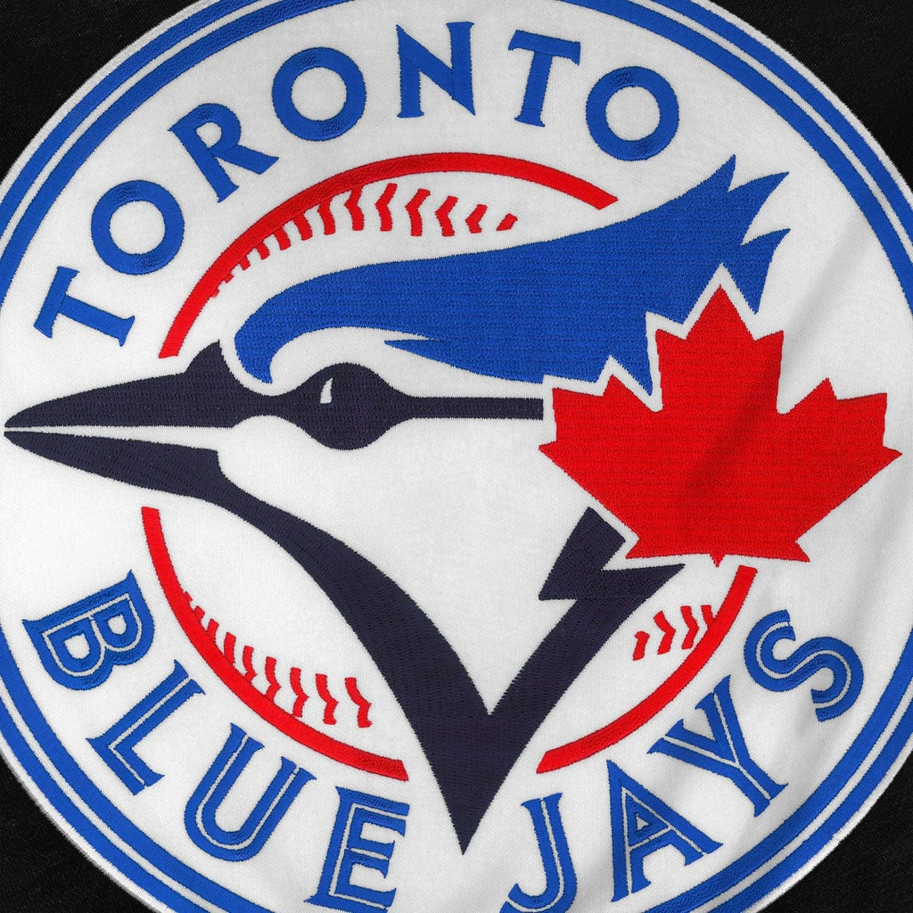 Toronto Blue Jays MLB Bulletin Men Black Express Twill Logo Hoodie product image 3, provided for visual reference and