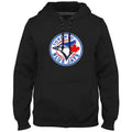 Toronto Blue Jays MLB Bulletin Men Black Express Twill Logo Hoodie product image 1, provided for visual reference and