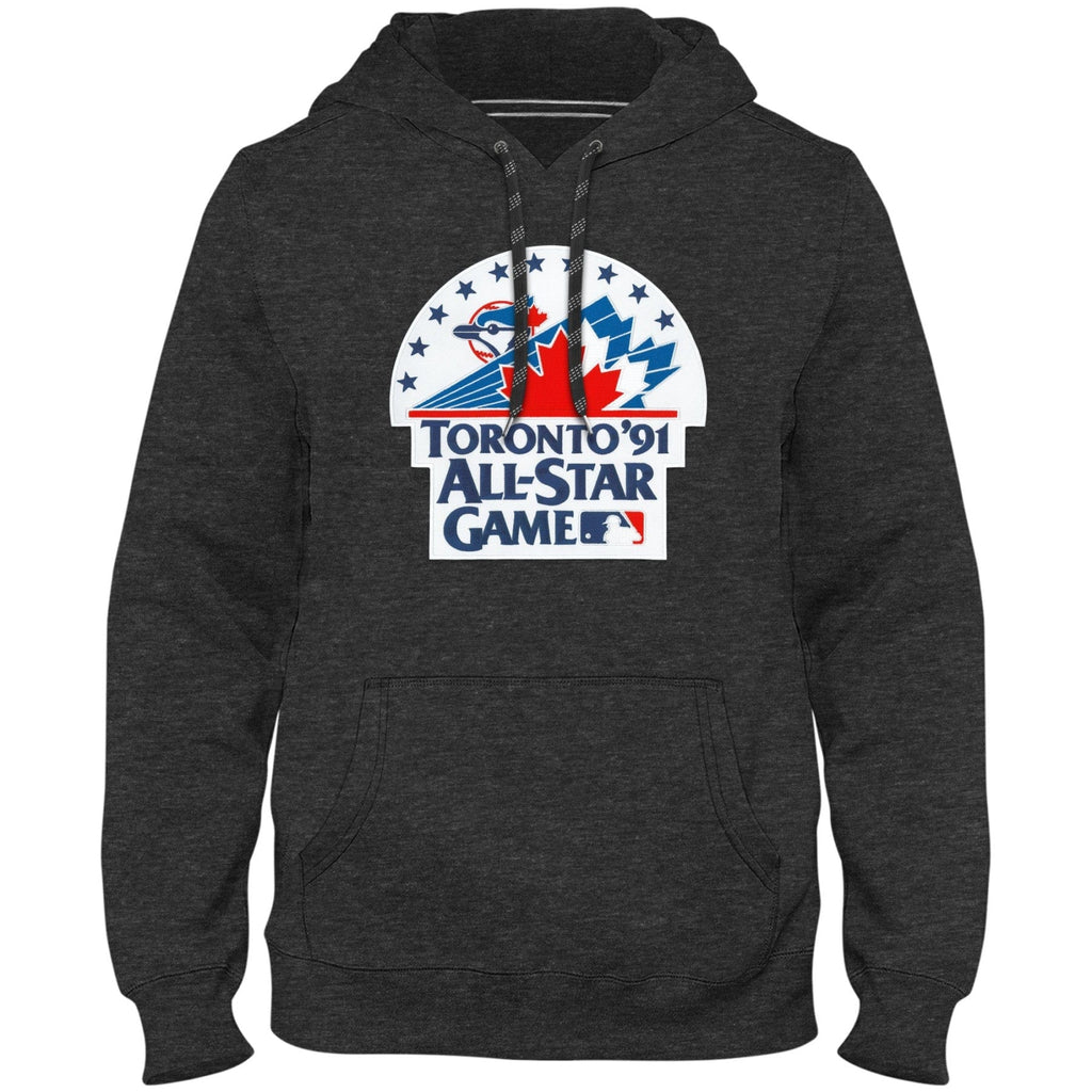 Toronto Blue Jays MLB Bulletin Men Charcoal 1991 All Star Game Express Twill Logo Hoodie product image 1, provided for