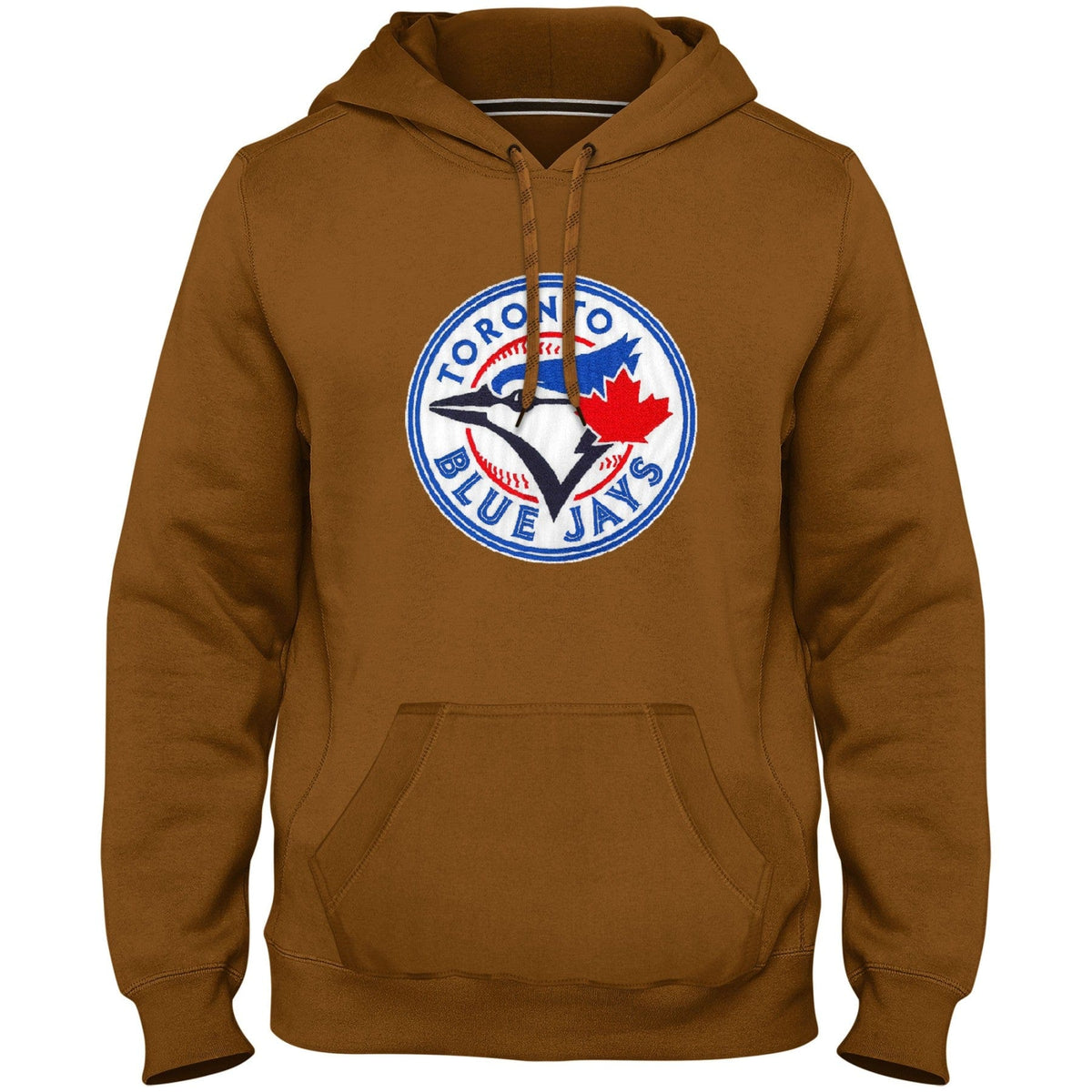 Toronto Blue Jays MLB Bulletin Men Dune Express Twill Logo Hoodie product image 1, provided for visual reference and product