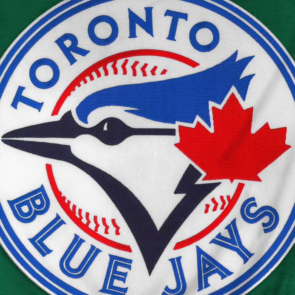 Toronto Blue Jays MLB Bulletin Men Green Express Twill Logo Hoodie product image 3, provided for visual reference and