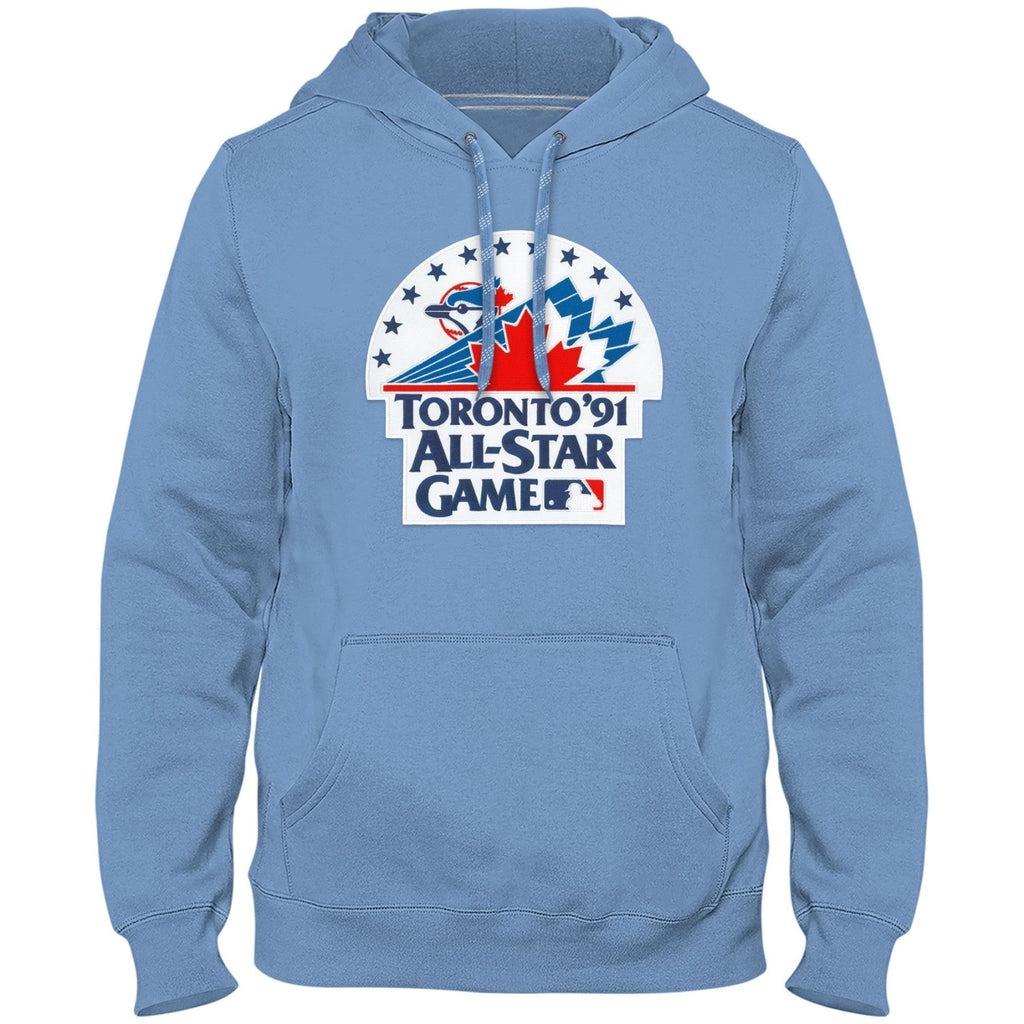 Toronto Blue Jays MLB Bulletin Men Light Blue 1991 All Star Game Express Twill Logo Hoodie product image 1, provided for