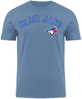 Toronto Blue Jays MLB Bulletin Men Light Blue Wordmark T-Shirt product image 1, provided for visual reference and product
